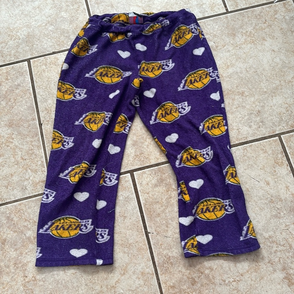 NBA Los Angeles Lakers Purple Fleece Lounge Pants